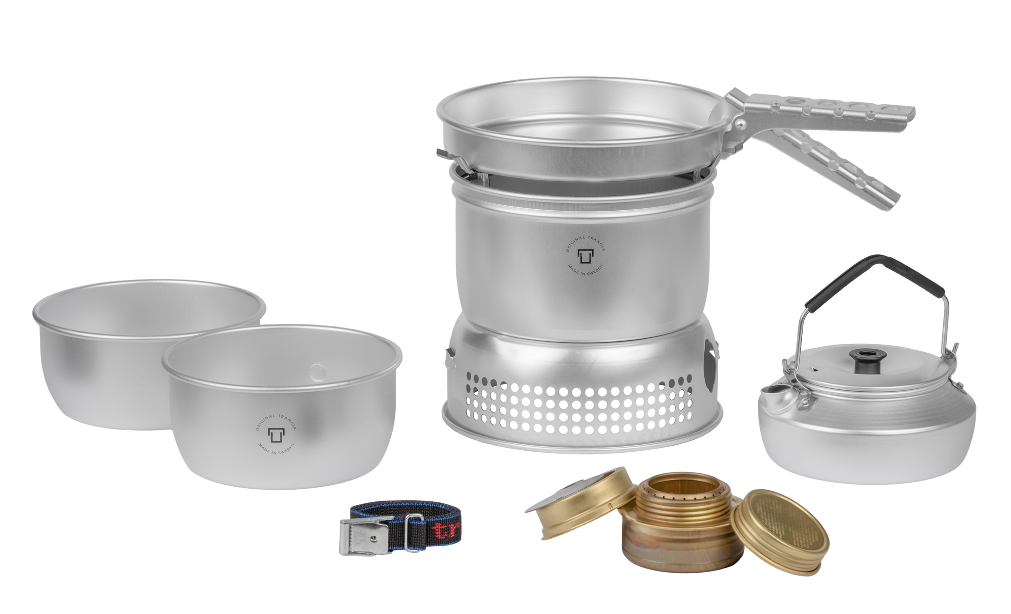 Tatonka Multi Set + Brûleur alcool - Acier inoxydable 18/8