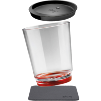 Silwy Magnetic Drinking Cup Triple - Ready Red