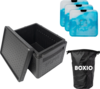 Boxio Cool Plus passives K&uuml;hlbox-Set 5-tlg. inkl. K&uuml;hlakkus