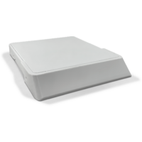 Selfsat Flat Mount closed f&uuml;r Starlink Mini mit Windabweiser wei&szlig;