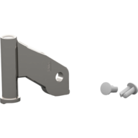 Fiamma joint support foot right for awning F45s 150-230 - color Polar White Fiamma spare part number 98673-059