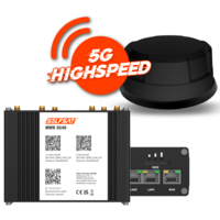 Routeur Wi-Fi 5G Cat 12 MWR 5540 jusqu'&agrave; 2,6 Gbps avec antenne panoramique incluse noir Selfsat