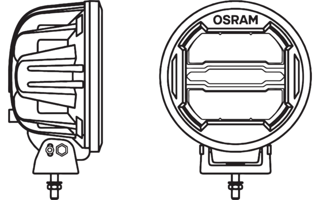 Faros Osram LEDriving ROUND MX180-CB