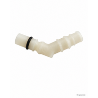 Reich T&uuml;lle mit O-Ring schwarz 6x2 Anschlusst&uuml;lle f&uuml;r 10-12mm Schl&auml;uche