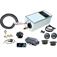 Kit per doccia acqua calda Pundmann 12V / 200 W / Aria 4D 6 litri