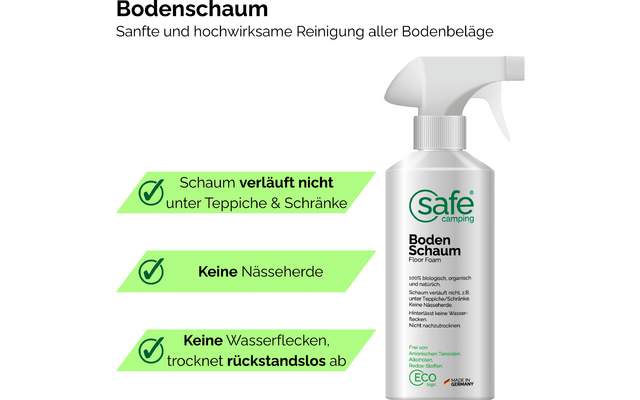 Produktbild Safe Camping Bodenschaum Bodenreiniger 1