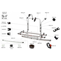 Fiamma bevestigingsset voor Carry Bike CB Ford Custom Fiamma artikelnummer 98656-938