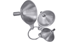 Westmark Trichter Set 3 teilig Edelstahl 