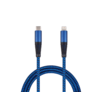 2GO Cable de datos USB Tipo-C/Apple 8p Azul