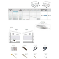 Fiamma Seitenwand links f&uuml;r Markise Caravanstore ZIP 255 - 550 - Fiamma Ersatzteilnummer 98655-793