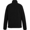 Schwarze, langärmelige Jacke ohne sichtbare Verzierungen, von hinten aufgenommen