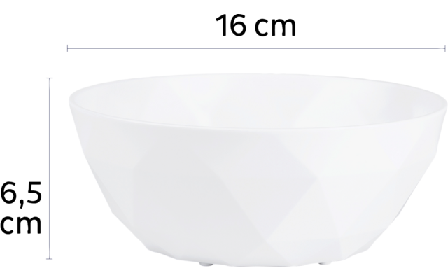 silwy® Magnet-Bowl Schüssel Set 6 Stück Weiß