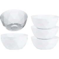 silwy&reg; Magnet-Bowl Sch&uuml;ssel Set 6 St&uuml;ck Wei&szlig;
