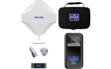 Falcon Evo 5G Mobile Deluxe Internetantenne mit tragbarem Router und bis zu 3400 Mbit/s Geschwindigkeit