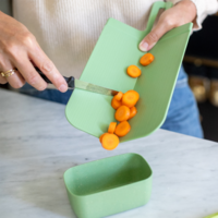 Koziol Cutting Board Snap S leaf green