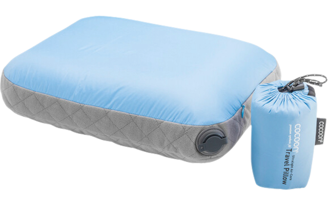 Cocoon Air Core Pillow Ultralight light blue / gray 28 x 38 cm