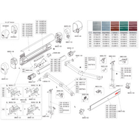 Kit supports bras gauche et droit Fiamma pour store F45Ti 190 &ndash; couleur Polar White &ndash; R&eacute;f&eacute;rence  98667-018 Fiamma