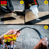 HGPower Glue Schwei&szlig;naht aus der Flasche Klebstoff Reparaturset 2-teilig Starter 2 g Kleber und 4 g Granulat