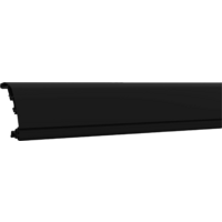 Fa&ccedil;ade anodis&eacute;e pour store F80L 500 couleur noir profond, pi&egrave;ce de rechange n&deg; 98673H274 Fiamma