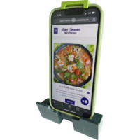 Purvario Handy- und Tablet-Halter Ger&auml;tehalter verstellbare H&ouml;he 13 bis 19 cm