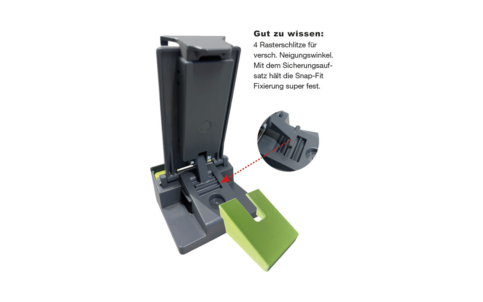 Produktbild Purvario Handy- und Tablet-Halter Ger&auml;tehalter verstellbare H&ouml;he 13 bis 19 cm 1