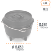 Kleines Produktbild Petromax Dutch Oven Gusseisen 1