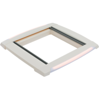 Cadre plissé avec LED Blanc MPK