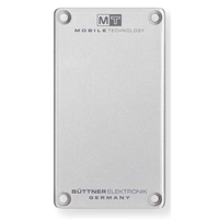 B&uuml;ttner Elektronik MT front panel / front plate silver