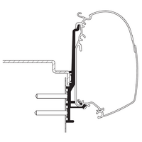 Thule Knaus Tourer CUV luifel adapter wand - 3 meter