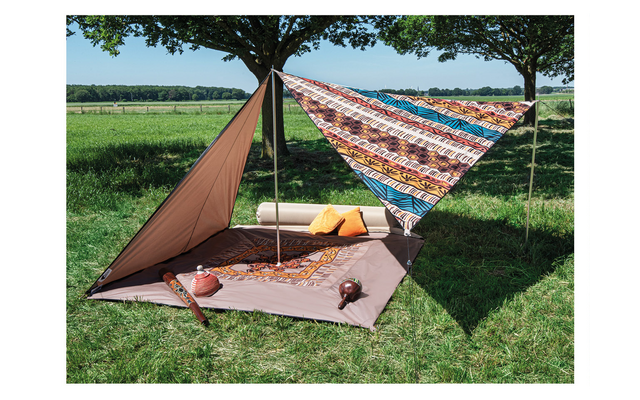 Bent Zip-Carpet koppelbaar vloerkleed 250 x 250 cm Afrika