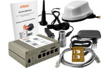 Selfsat MWR 5550 4G / LTE / 5G und WLAN Internet Router inklusive 5G Dachantenne bis 3,3 Gps