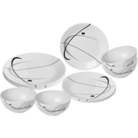 Brunner Midday Serenade Melamin Geschirrset rutschhemmend BPA-frei unzerbrechlich 12-teilig 