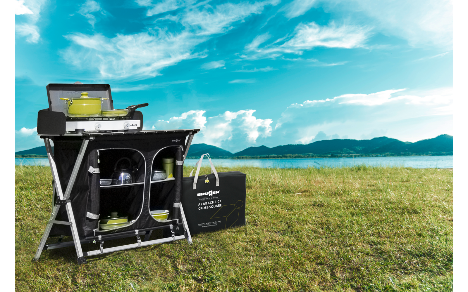 Produktbild Popote Juniper 8+1 Kochtopfset Aluminium stapelbar 1