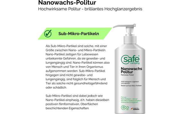 Immagine del prodotto Safe Camping Nanowachs-Politur  1