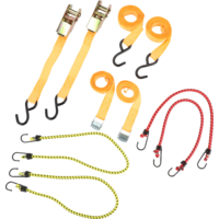 Correas tensoras con carraca juego de 8 piezas Berger