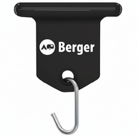 Berger Markisenhaken schwarz, 6er-Pack