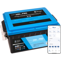 Berger LiFePO4 Lithium Untersitz-Batterie  Pro 200 Ah 12V mit Bluetooth & Heizung
