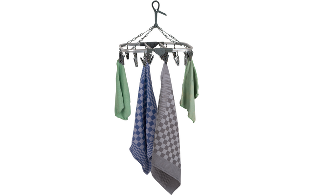 Product image Bo-Camp faltbares W&auml;schekarussell grau 1