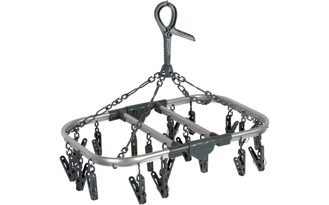 Product image Bo-Camp faltbares W&auml;schekarussell grau 1