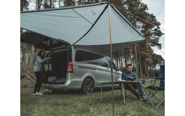 Produktbild Easy Camp Lom Tri Sonnensegel 250 x 500 cm Set aus drei Dreiecken 1