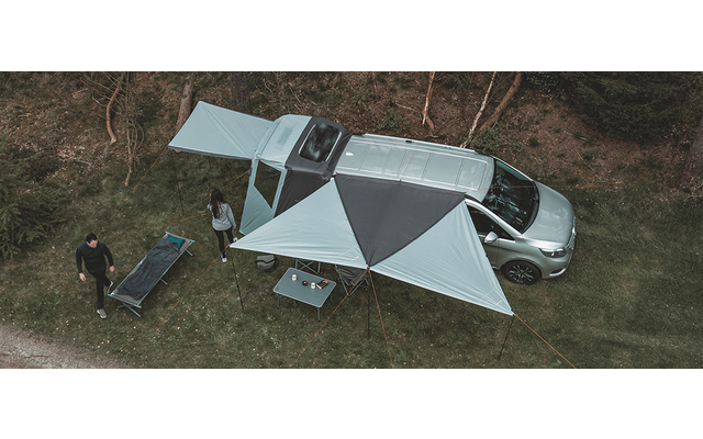 Produktbild Easy Camp Lom Tri Sonnensegel 250 x 500 cm Set aus drei Dreiecken 1