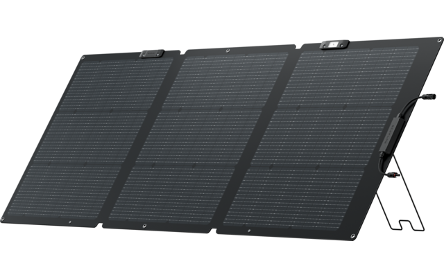 Dreiteiliges faltbares Solarpanel mit Stützfüßen