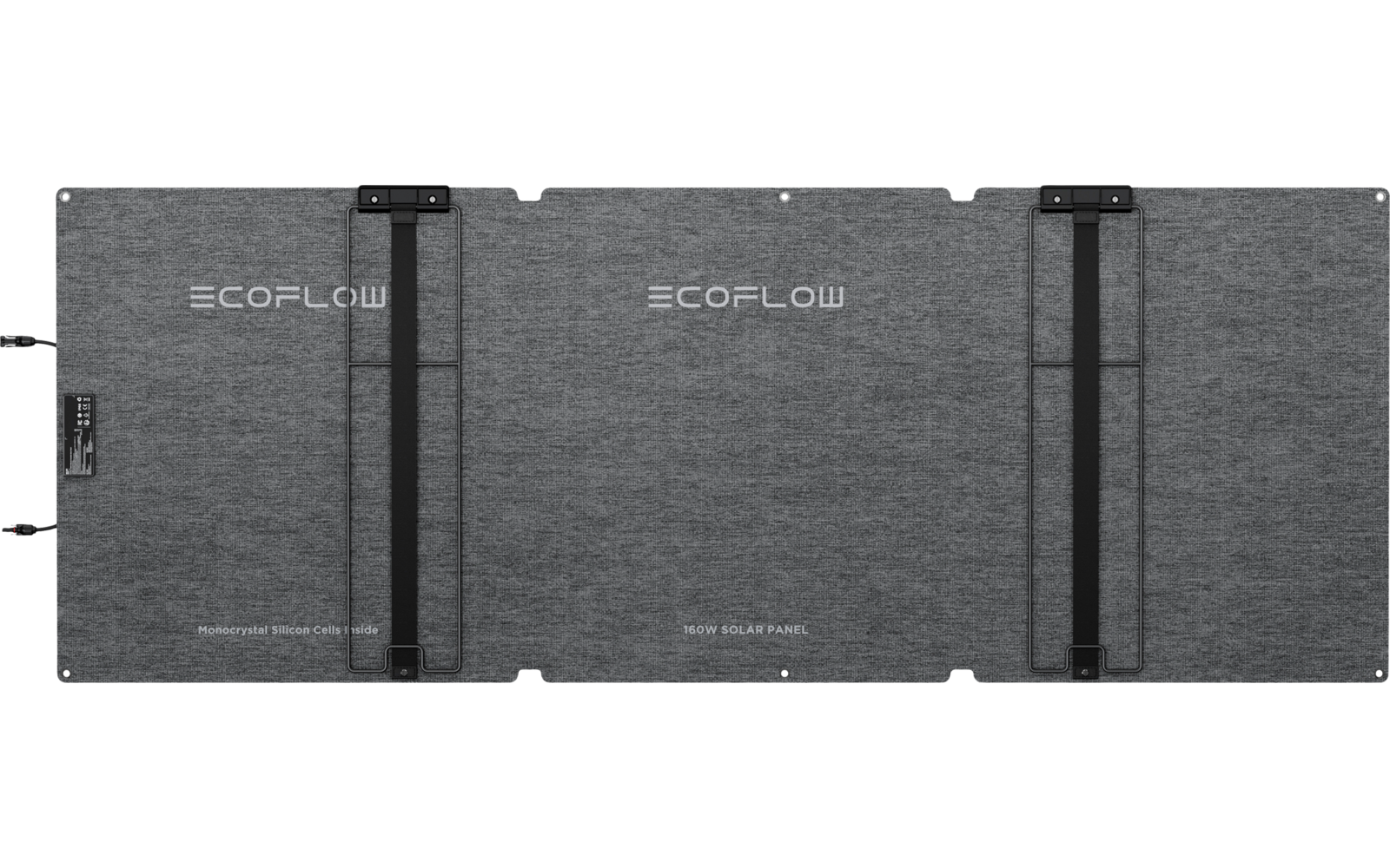 Pochette de vinyle sombre avec un autocollant blanc horizontal au centre