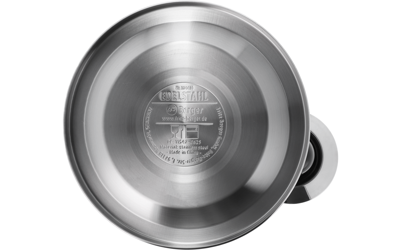 Produktbild Berger Wasserkessel Edelstahl Signalpfeife 2 Liter 1