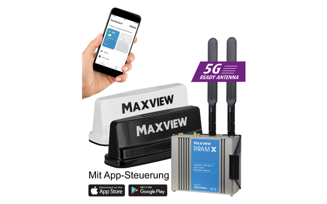 Maxview LTE/WiFi Antenne Campervan Roam X weiß