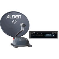 Alden Onelight@ 60 HD EVO vollautomatische Satellitenanlage Platinium inkl. S.S.C. HD-Steuermodul und LTE Antenne Farbe