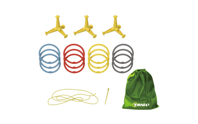 Product afbeelding Do U Play Trigo Ringwurfspiel Wurfspiel Dreieck-Zielzone 2&ndash;4 Spieler 1