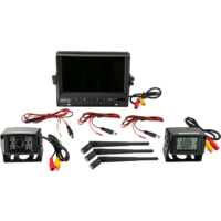 ACV R&uuml;ckfahrkamera Monitor Kit 7 Zoll 2x AHD Kamera mit digitalem Video Transmitter