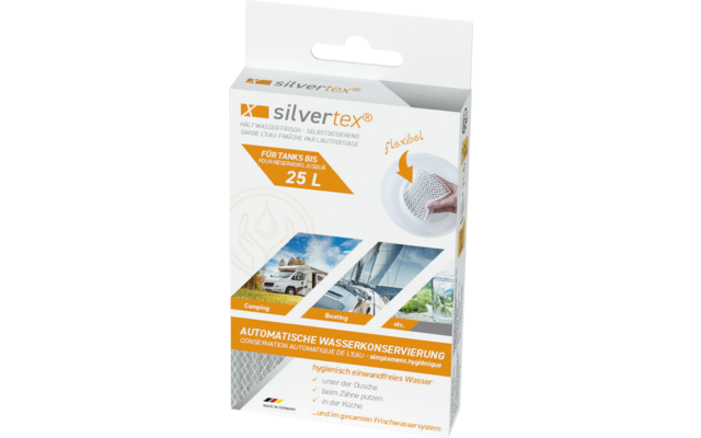 Silvertex drinking water preservation for tanks up to 25 liters