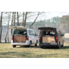 Escape Vans Tour Box XL Mesa / Cama / Cajonera Plegable Ford Tourneo Custom / Transit Custom Nogal